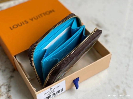 Official oldcobbler VUITTON ZIPPY COIN LOUIS PURSE 0730